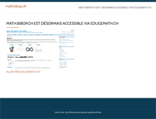Tablet Screenshot of math.bibop.ch